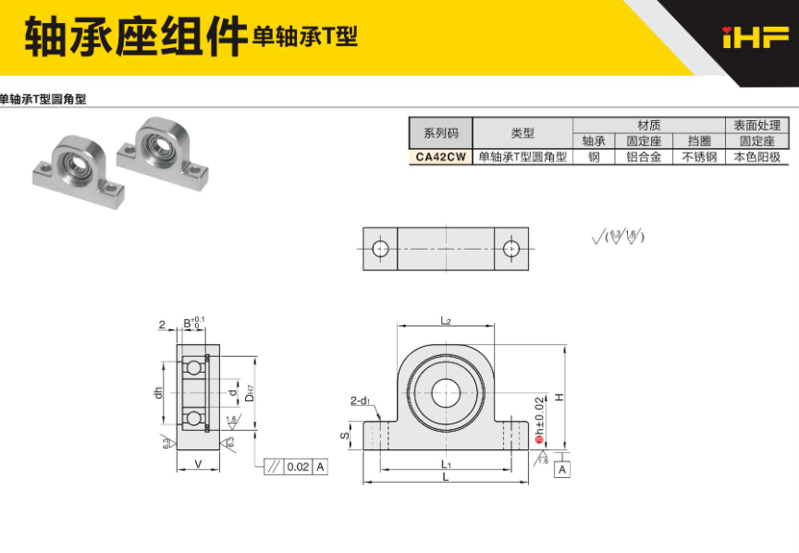 17-0轴承座组件·单轴承T型 17-0轴承座组件·单轴承T型