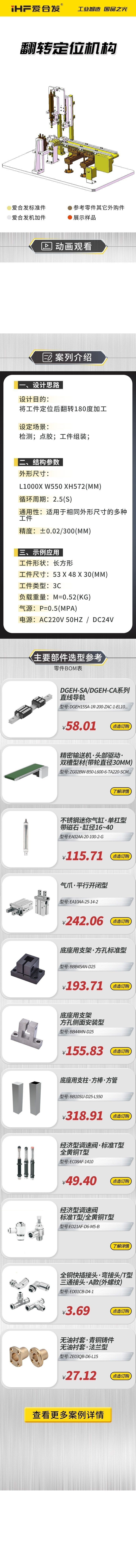 案例介绍：爱合发翻转定位机构！